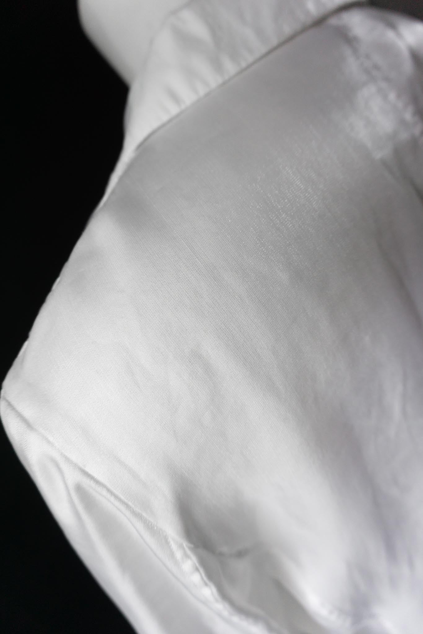 Vintage Jil Sander Bluse, Weiß, Seide, S–M theplaincircle vintage