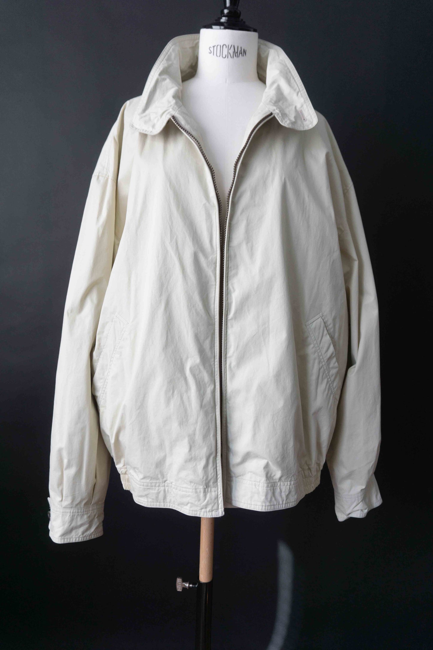 Beiger Vintage Burberry Blouson Jacke Nova Check Beige – Damen & Herren