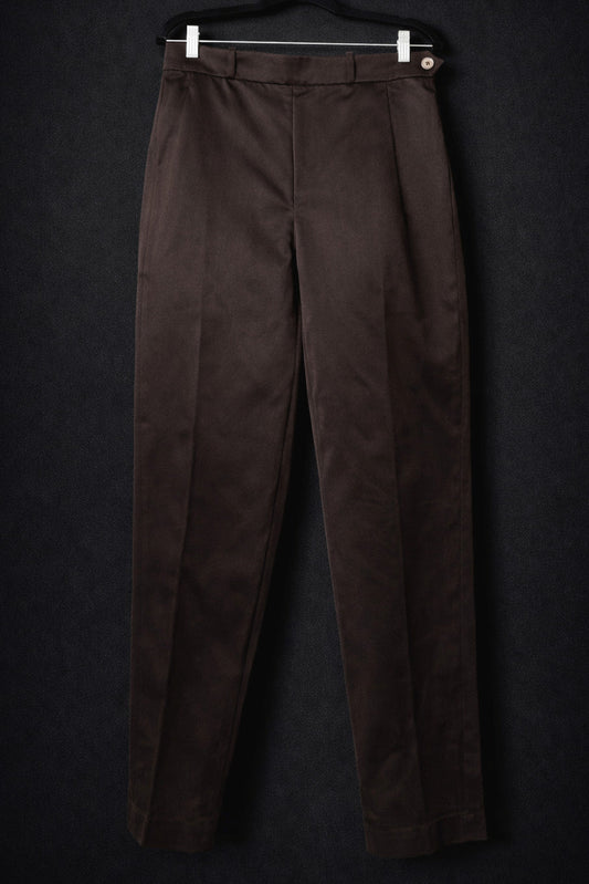 Vintage Hermès Seidenhose – 80s Designer Hose aus 100 % Seide, S–M theplaincircle vintage