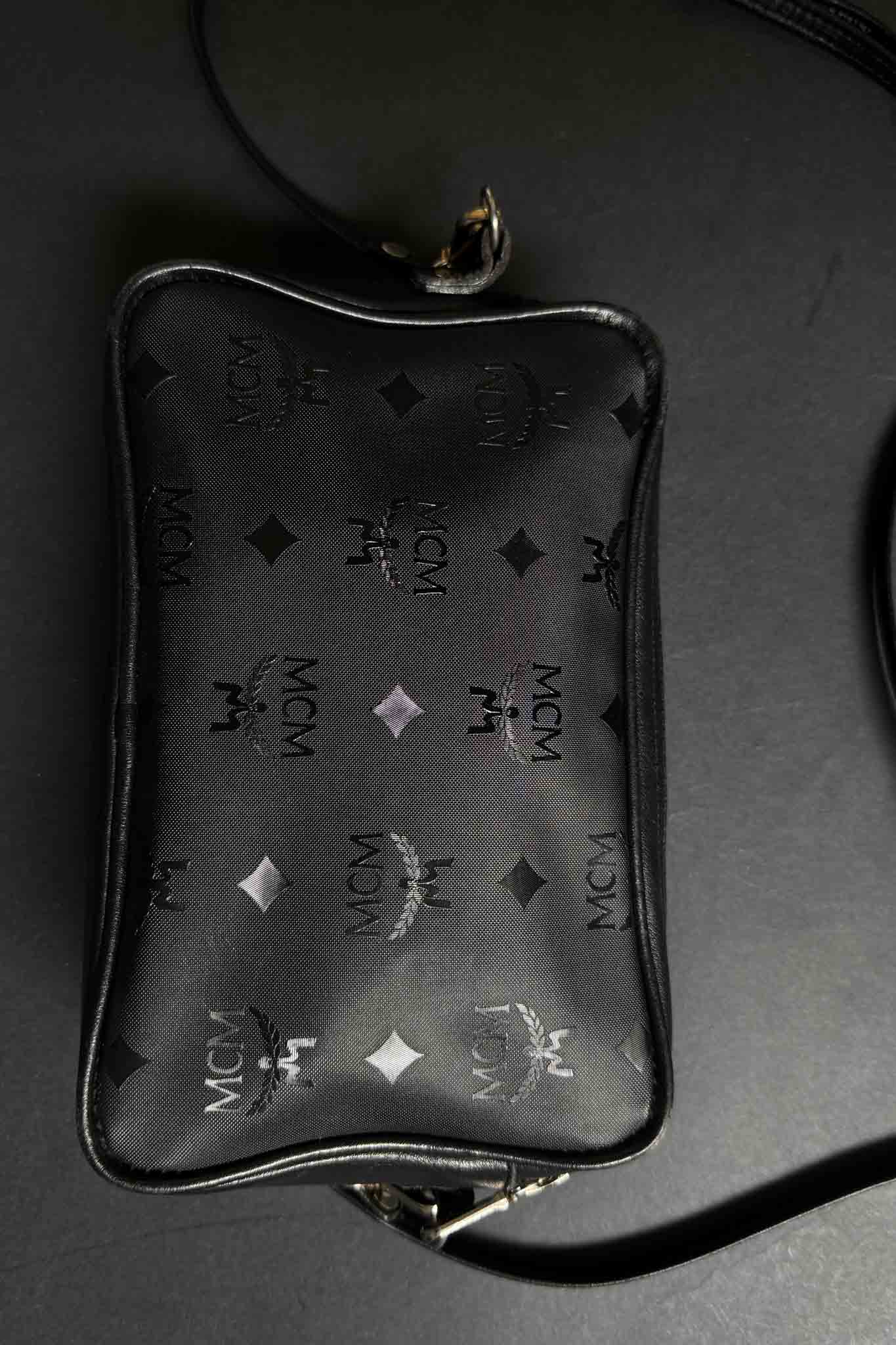 MCM Vintage Umhängetasche Schwarz