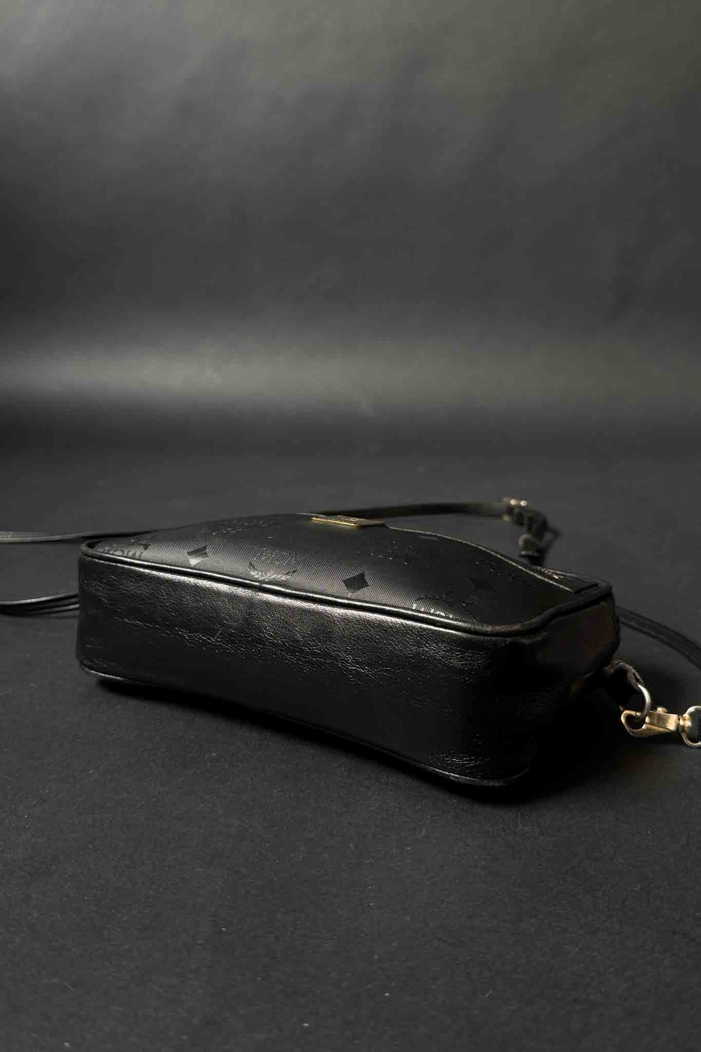 MCM Vintage Umhängetasche Schwarz