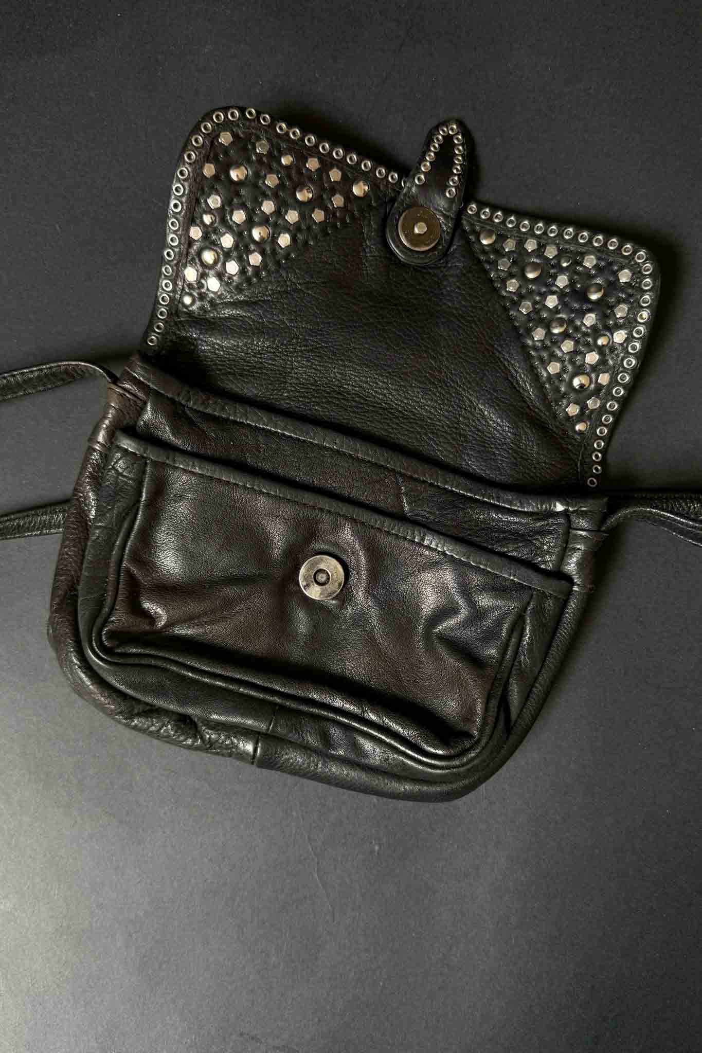 Kolster Vintage Bag Leder mit Nieten