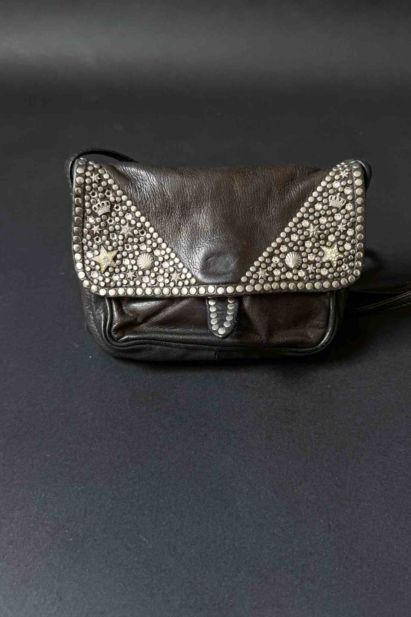 Kolster Vintage Bag Leder mit Nieten