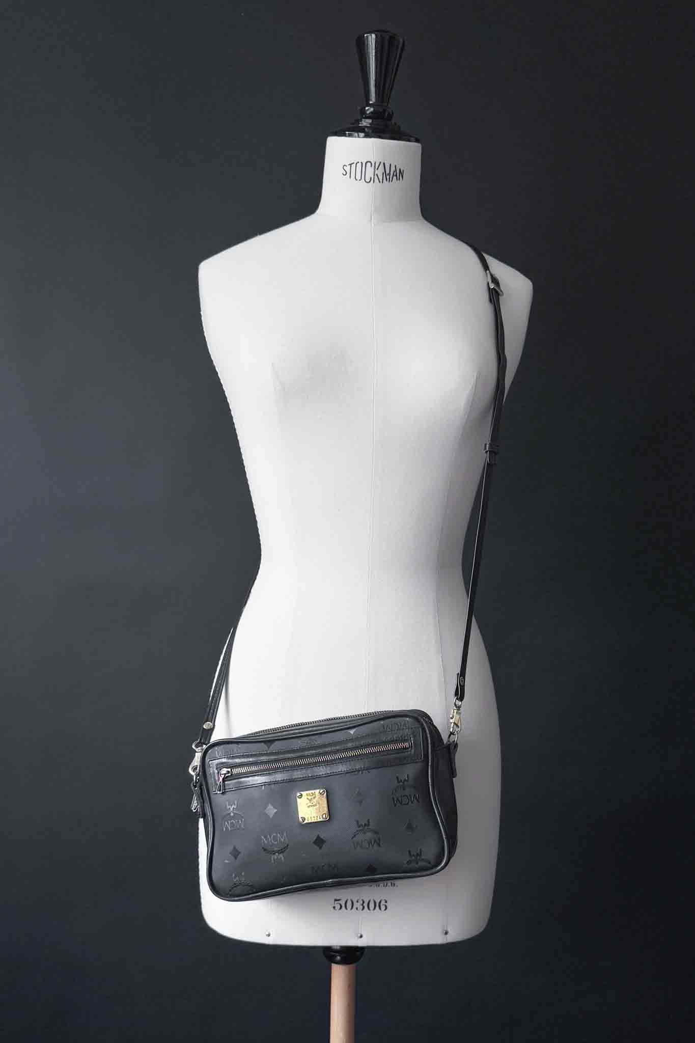 MCM Vintage Umhängetasche Schwarz