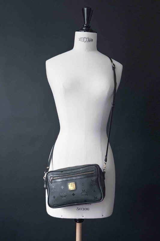 MCM Vintage Umhängetasche Schwarz