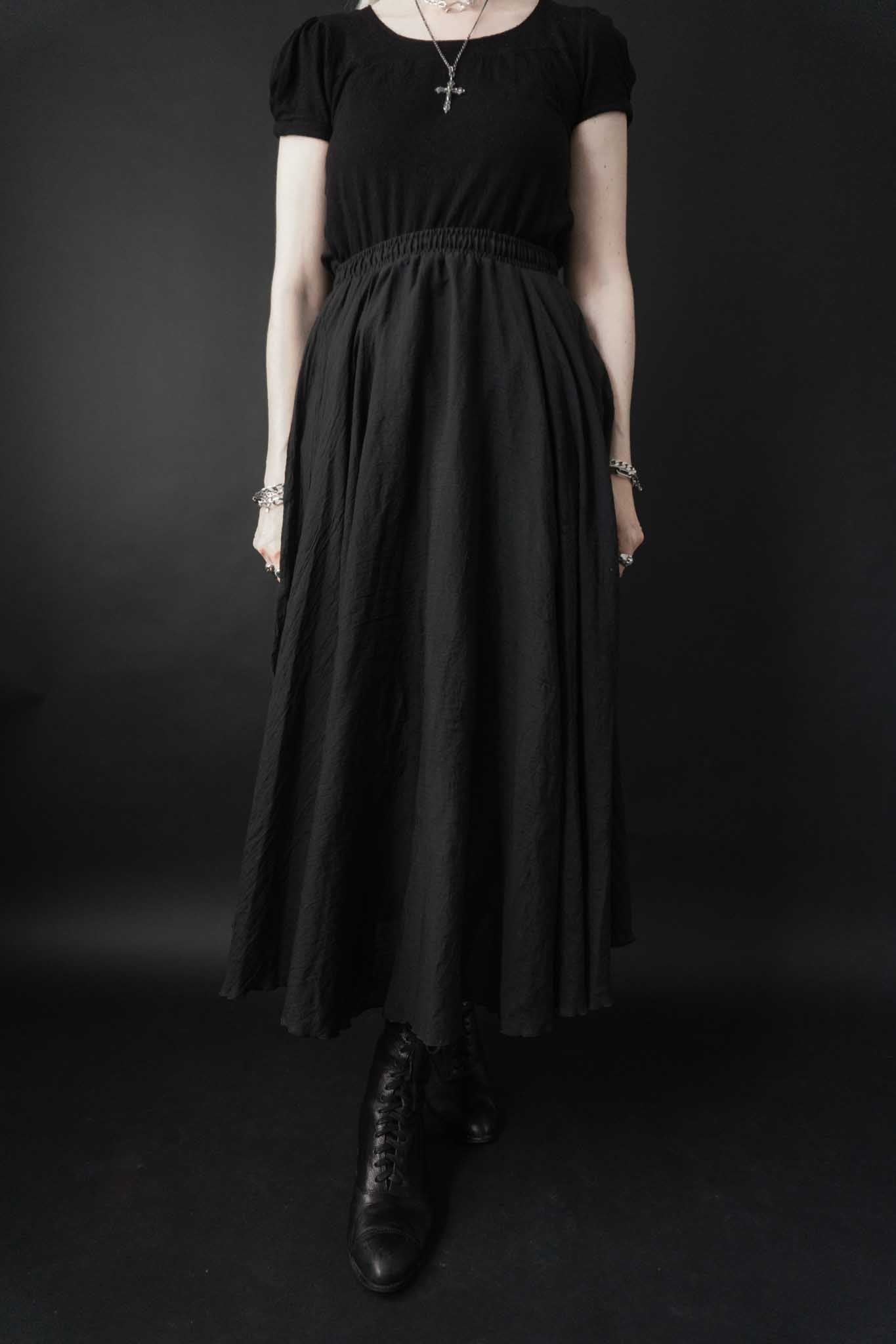 Vintage Tellerrock, Viskose, S–L