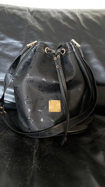 MCM, bucket bag, black