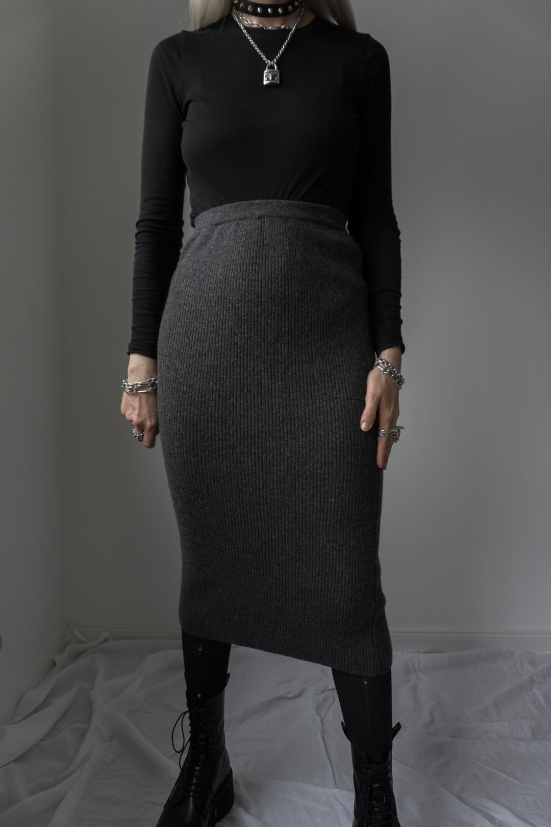 Skirt, knit, S–M