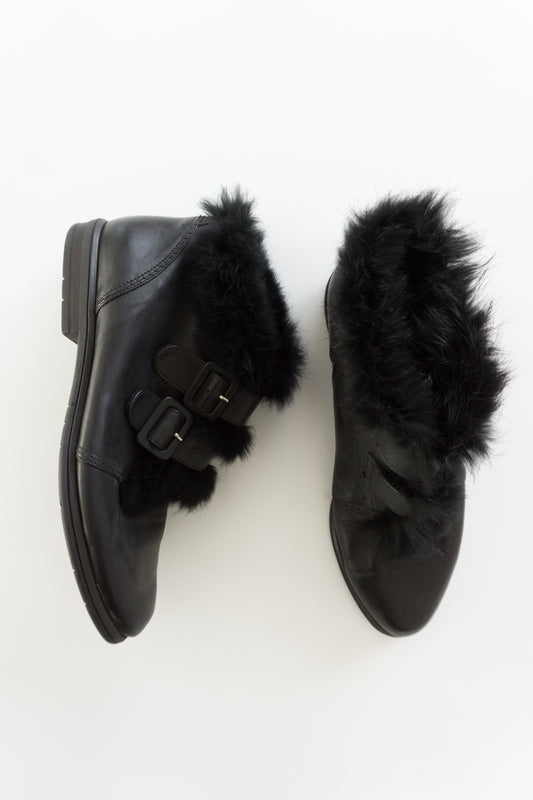 Shoes, fur, 40