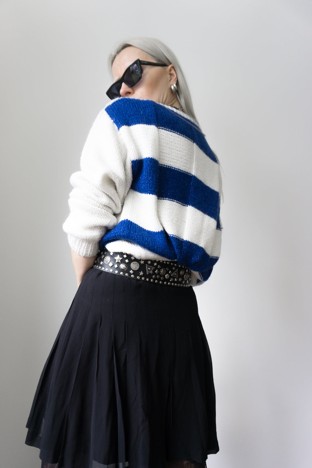 –Handmade– sweater, lurex, S–M