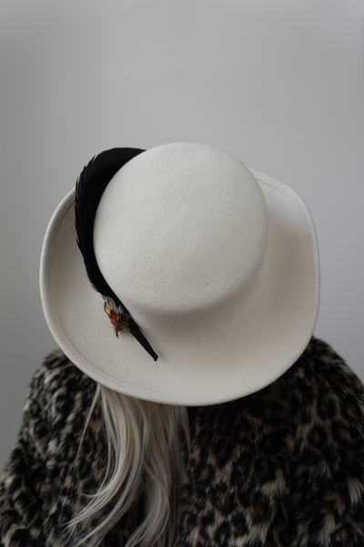 Hat, white