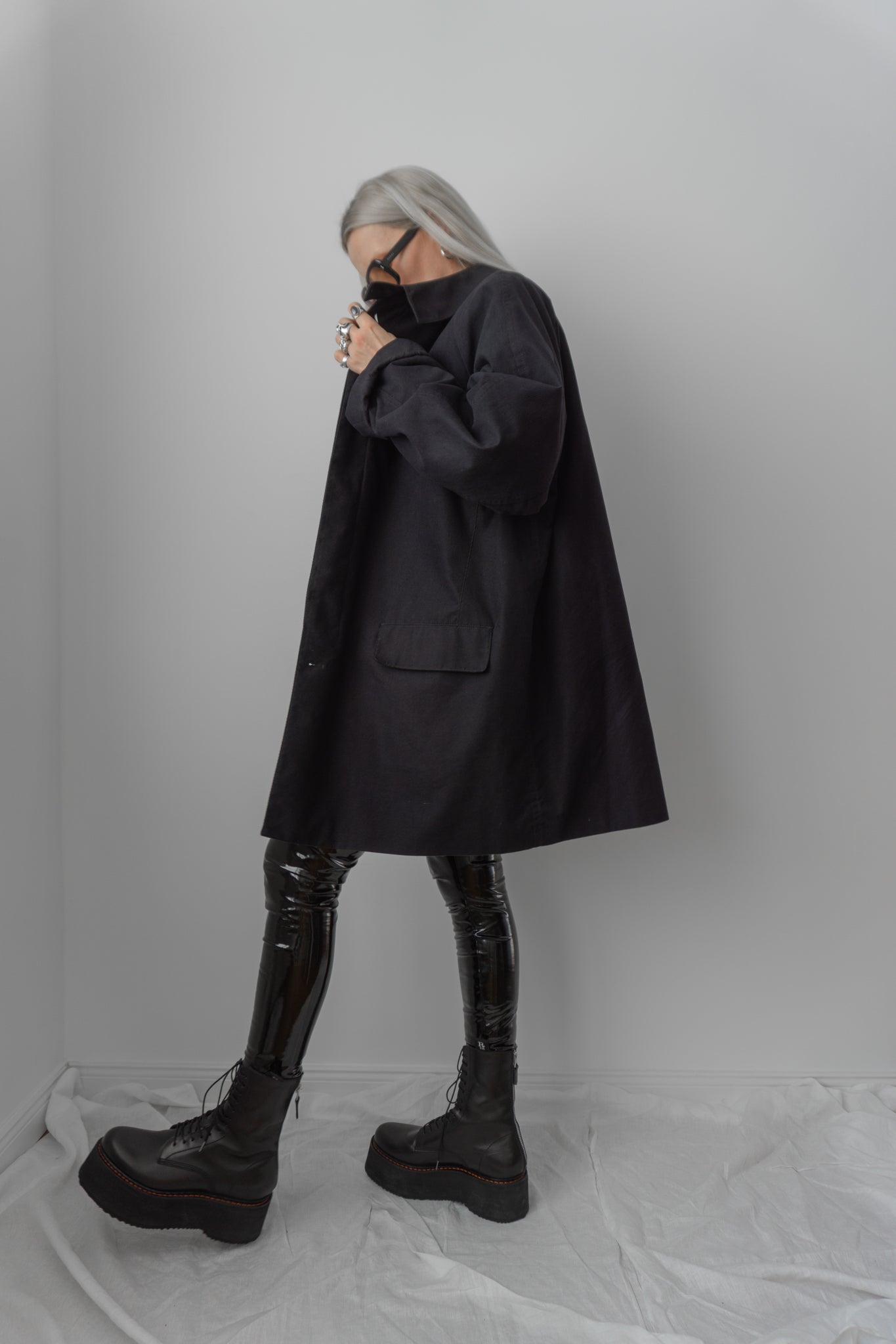 Coat, oversized, M–XL